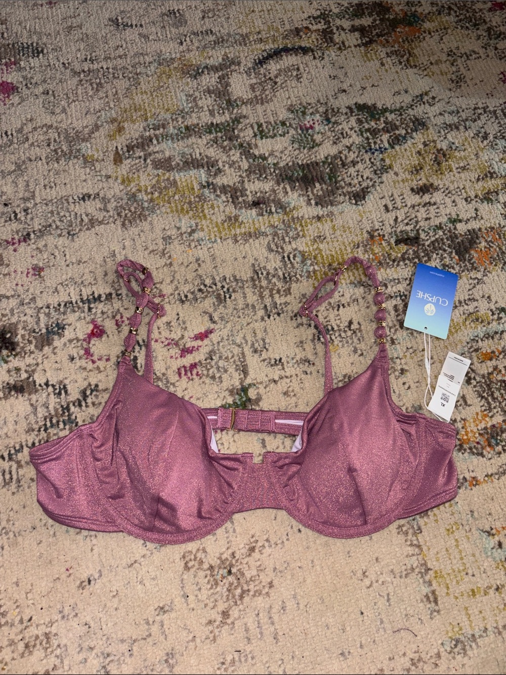 Cupshe XL Swim top NWT